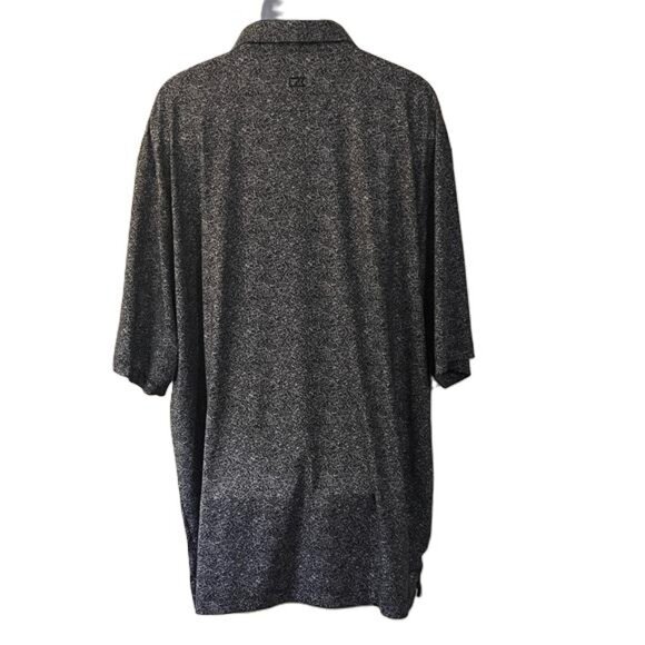 Cutter & Buck XLT Poly Blend Golf Shirt Blue All Over Print Pinehurst Staff Logo - Picture 4 of 7